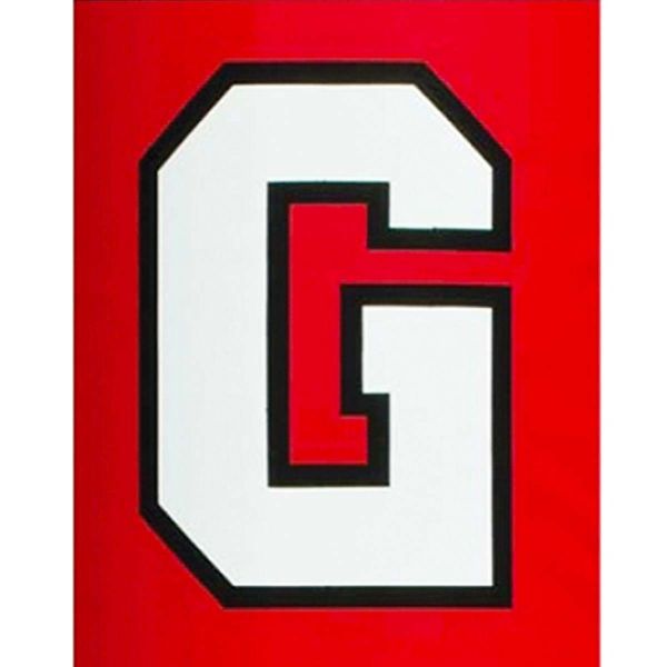 Fisher 2 COLOR Traditional Vinyl Lettering for Football Goal Post Pads