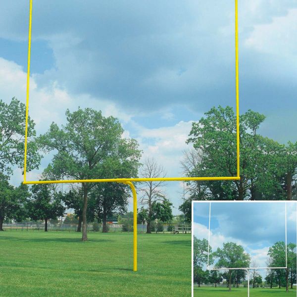 Bison High School Football Goal Posts, 4-1/2" dia., 5' offset (pair)
