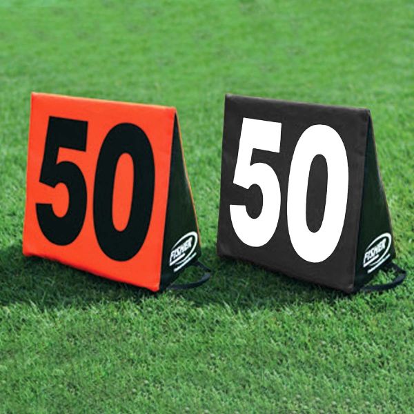 Fisher 11/set Triangular Football Sideline Markers