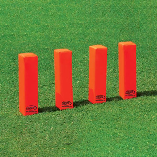 Fisher Weighted 2.5lb End Zone Pylons, PY1E, set/4