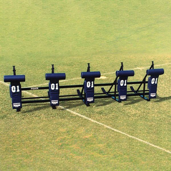 Fisher 5-Man JV Football Blocking Sled w/T-Pad