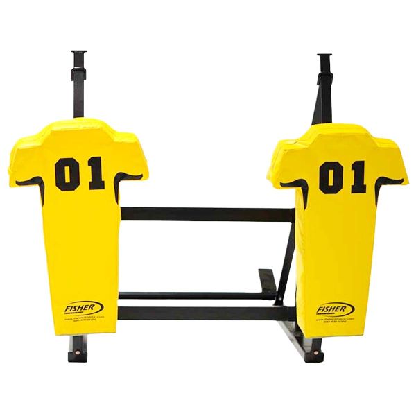 Fisher 2-Man JV Football Blocking Sled w/Man Pad 