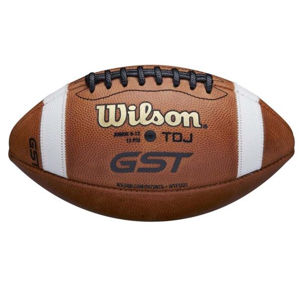 Wilson Pop Warner GST TDJ age 9-12 Junior Leather Football