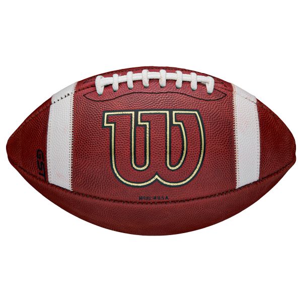 メーカー直売所 Wilson GST NCAA Official Size (Dark) Red Leather Game ボール