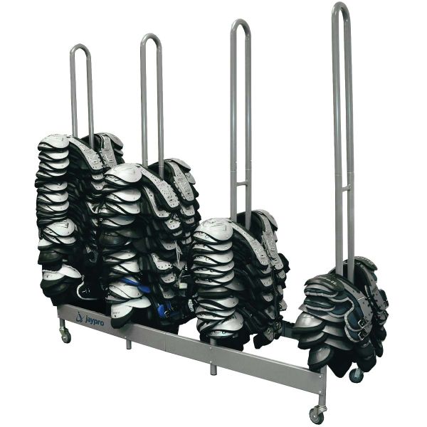 Jaypro Stackmaster 80 Capacity Football Shoulder Pad Cart