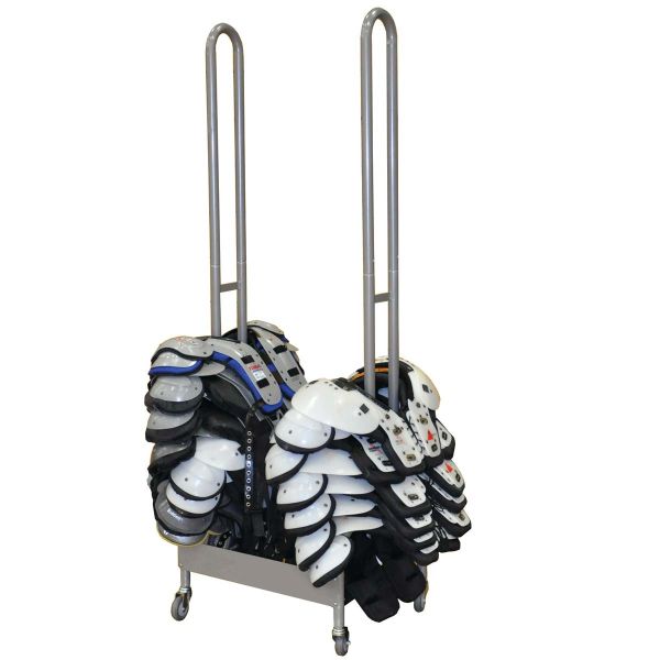 Jaypro Stackmaster 42 Capacity Football Shoulder Pad Cart