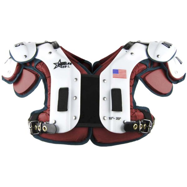 Douglas CP Custom 69 Flat Multi-Position Football Shoulder Pads
