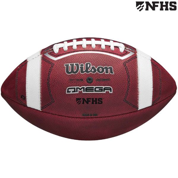 Wilson Omega NFHS Official Size Leather Football