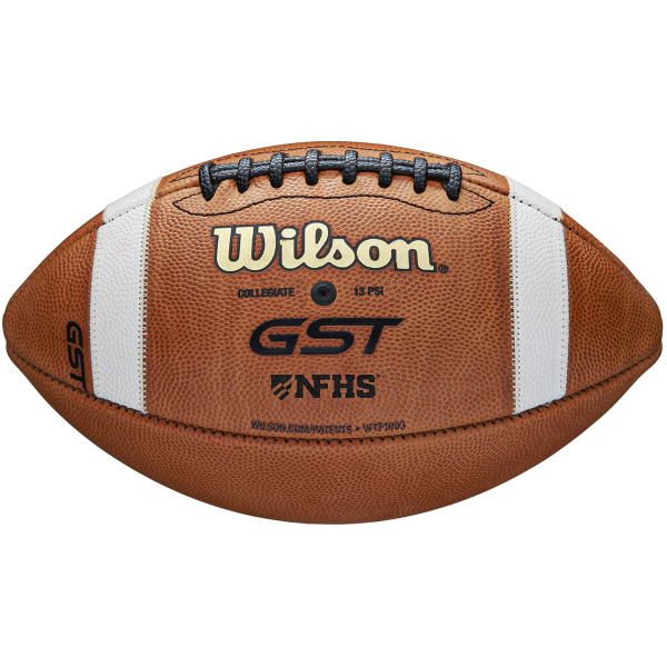 Wilson GST NFHS Official Tan Leather Football