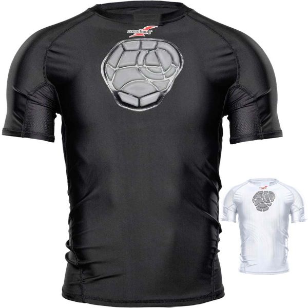 Zoombang Short Sleeve High Impact Shock Absorbing Padded Chest Shirt