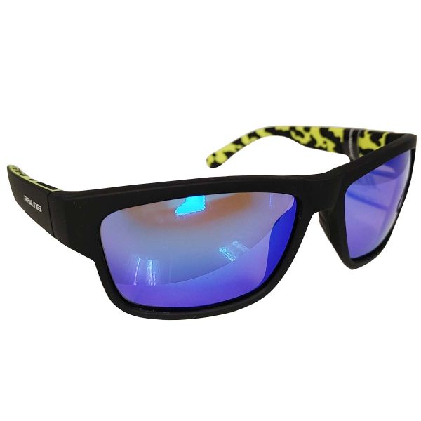 Rawlings Adult Sunglasses, Black/Camo Smoke w/ Blue Mirror