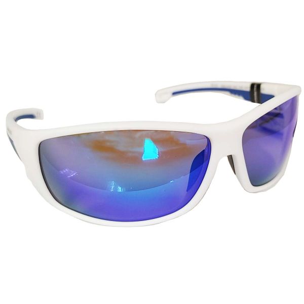 Rawlings Adult Sunglasses, White Smoke w/ Blue Mirror