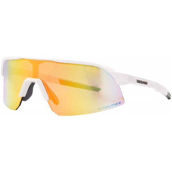 Rawlings Youth Sunglasses, White w/ Orange Mirror