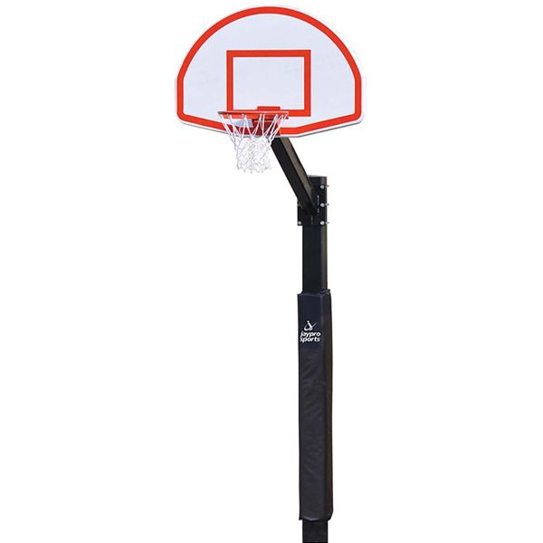 Jaypro The Church Yard 4" Basketball Hoop w/ 36"x54" Aluminum Fan Backboard