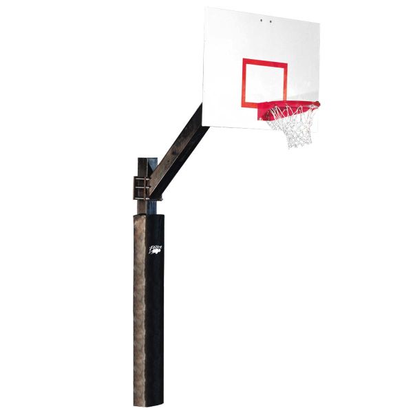 Bison 6'' Square Ultimate Basketball Hoop, w/ 42''x60'' Steel Backboard BA871-BK 