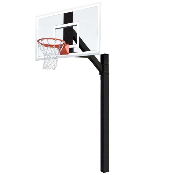 Bison 5" Ultimate Jr. Basketball Hoop w/ 36”x60” Polycarbonate Rectangular Backboard, PR18