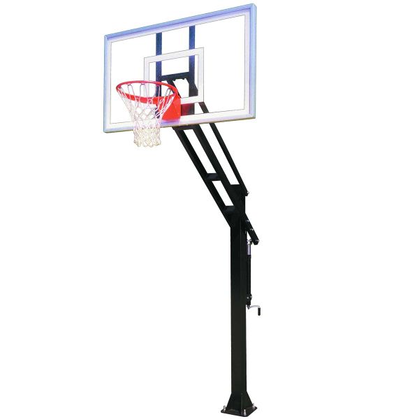 First Team Force Basketball Hoop w/ 36&quot;x60&quot; Backboard