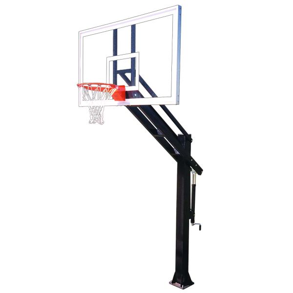 First Team Titan Basketball Hoop w/ 42&quot;x72&quot; Backboard