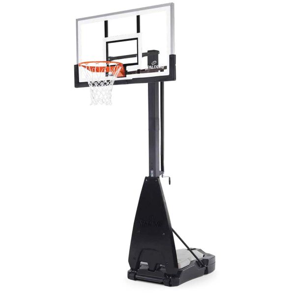 Spalding Ultimate Hybrid 54" Glass Portable Basketball Hoop