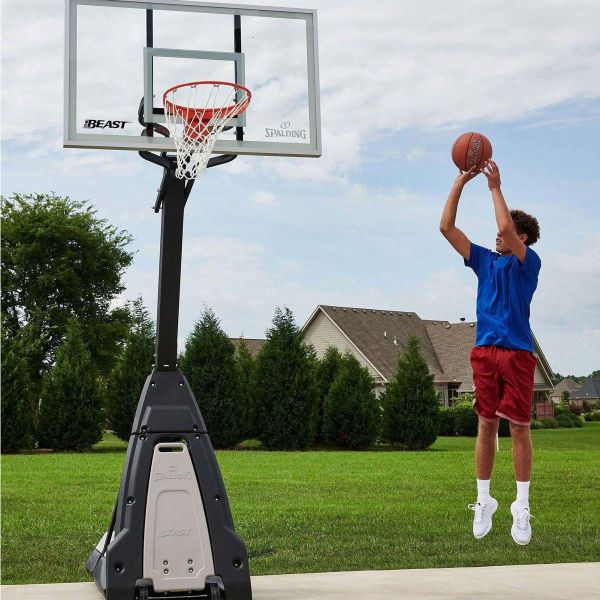 Portable basketball hoop spalding hotsell