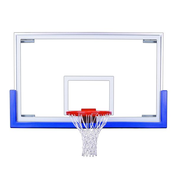 First Team 42”x72” Triumph Premium Glass Basketball Backboard, Rim & Padding Package