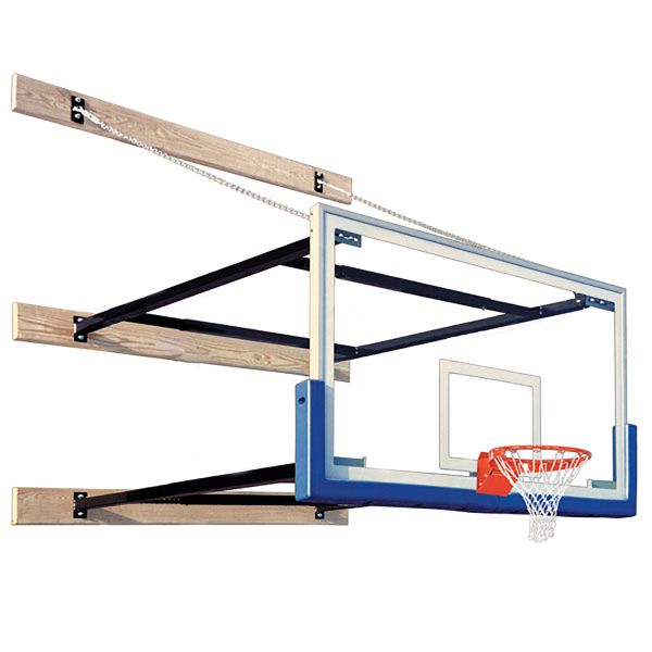First Team 42”x72” SuperMount Victory Stationary Wall Mounted Glass Basketball Hoop