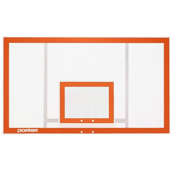 Porter 42"x72" Rectangular Perforated Steel Basketball Backboard