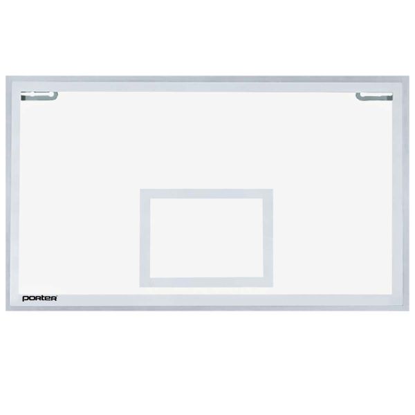 Porter 42"x72" Center-Strut Rectangular Glass Basketball Backboard