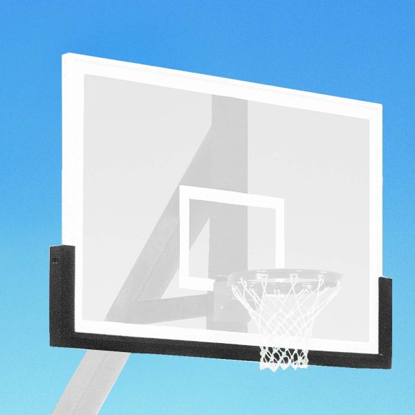 Bison 72" Outdoor Basketball Backboard Edge Padding, BA72U-BLK 