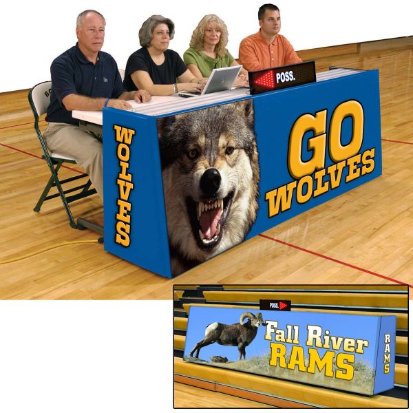 Bison SportPride Free Standing/Bleacher Mount Scorer’s Table