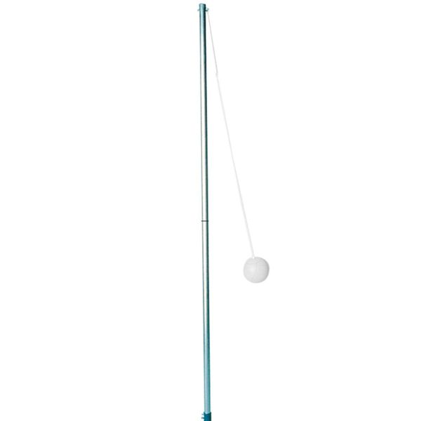 Jaypro Two-Piece Semi-Permanent/Permanent Tetherball Pole, TBP-200