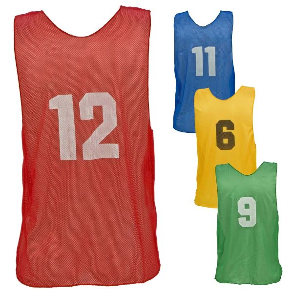 Champion ADULT Numbered Scrimmage Vest Pinnies, PSAN