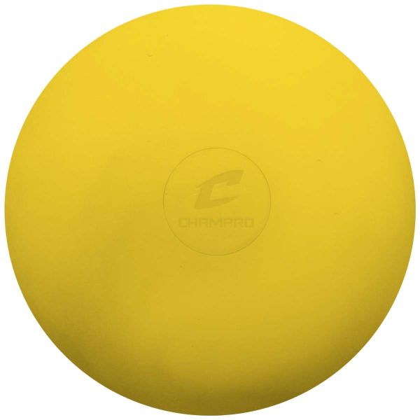 Champro (dz) Official Lacrosse Balls w/ NOCSAE Stamp, Yellow 