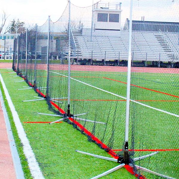 Hot Bed 180'Lx12'H Lacrosse/Soccer Safety Netting System
