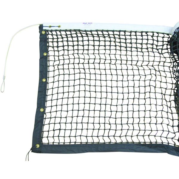 First Team Deluxe 3mm Tennis Net w/ Double Top Stitching