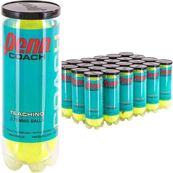 Penn Coach Practice Tennis Balls, case of 72