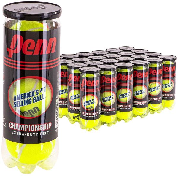 Penn Extra Duty Championship Tennis Balls, case of 72