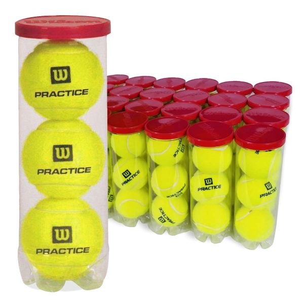 Wilson Practice Tennis Balls, case of 72
