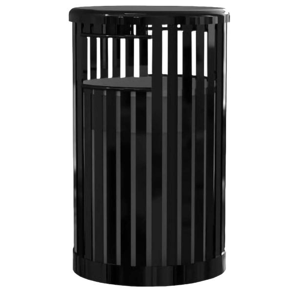 Ultrasite Kensington Vertical Slat Trash Receptacle