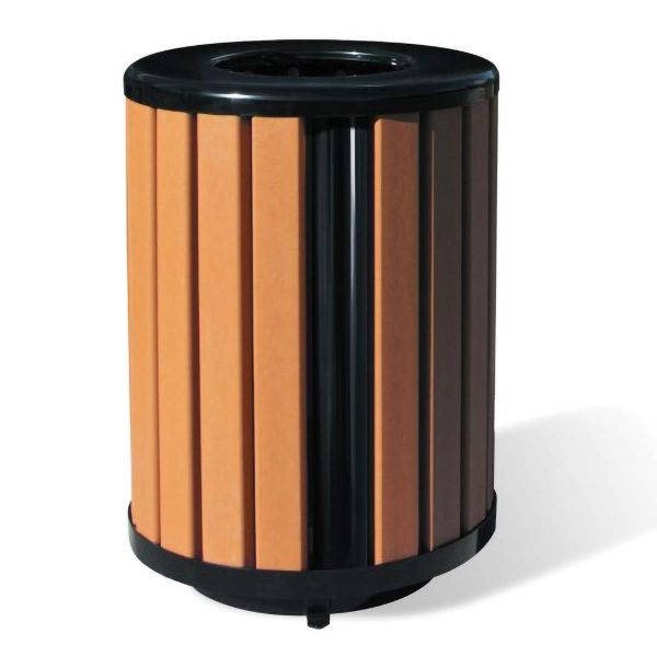 Ultrasite Richmond Recycled Plastic Trash Receptacle