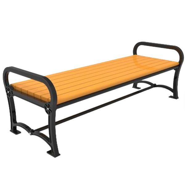 Ultrasite Charleston Thermoplastic Coated Recycled Bench w/o Back