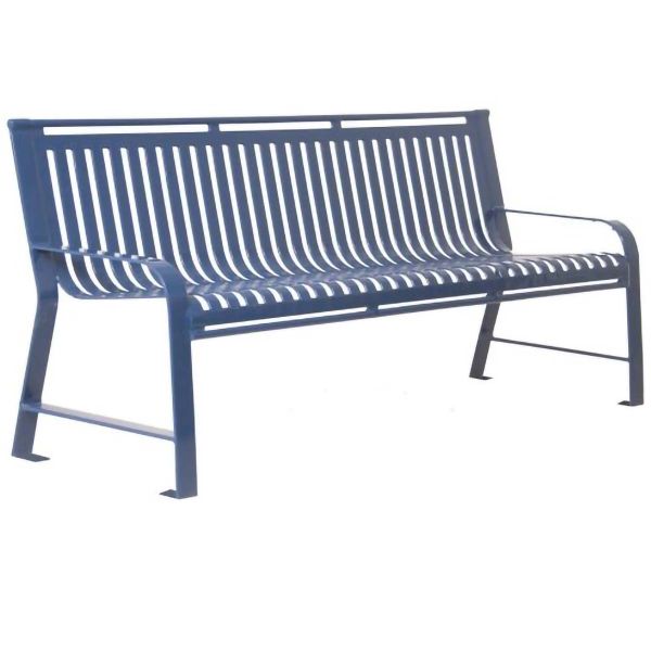 Ultrasite Oxford Thermoplastic Coated Bench w/ Back
