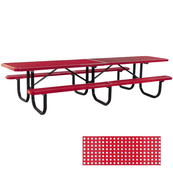 Ultrasite Extra Heavy-Duty ADA 12' Thermoplastic Coated Shelter Table