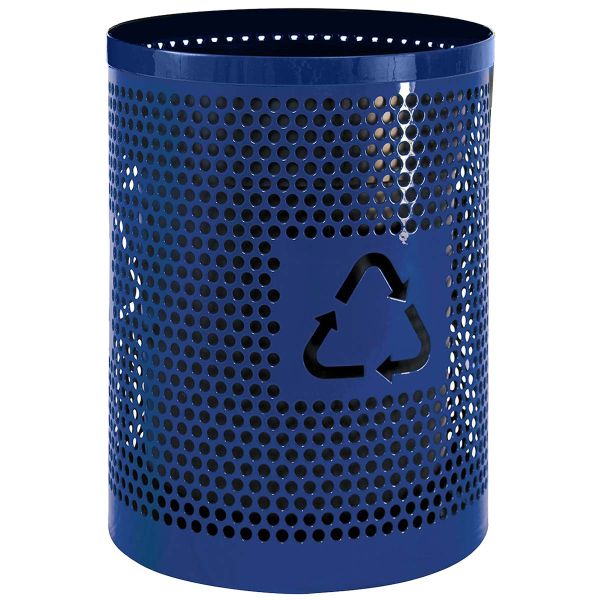 Ultrasite 32 Gallon Thermoplastic Coated Receptacle w/ Recycling Logo