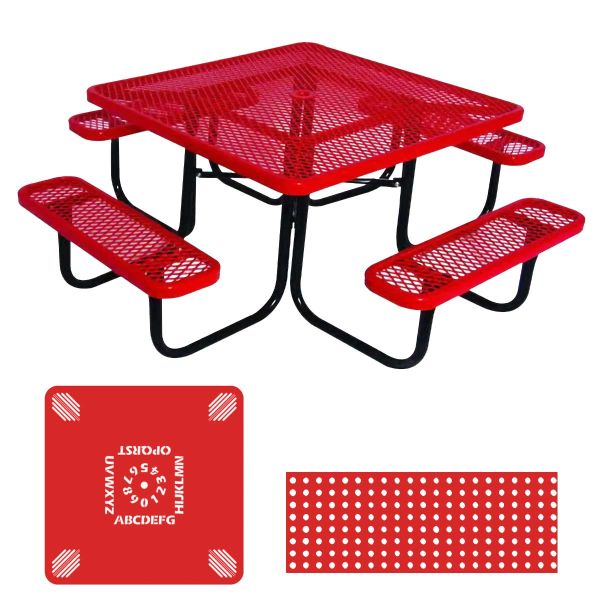 Ultrasite 46" Square Portable Preschool Table