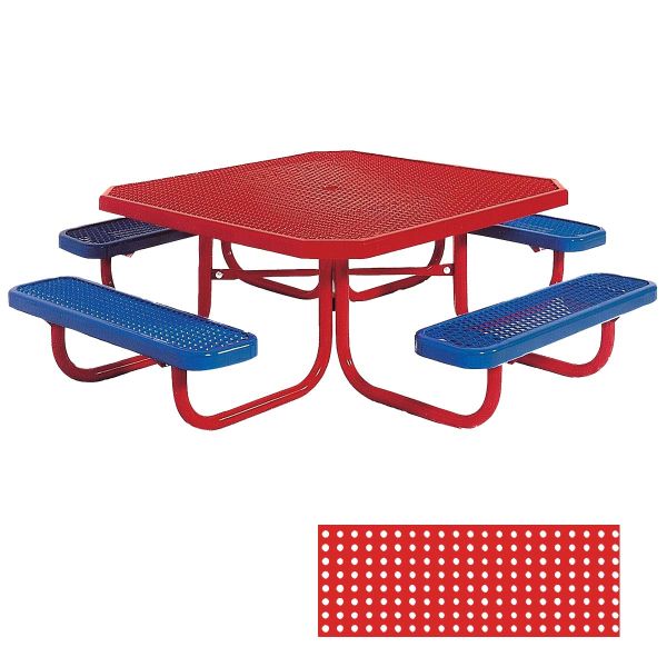 Ultrasite 46" Octagon Portable Preschool Thermoplastic Coated Table