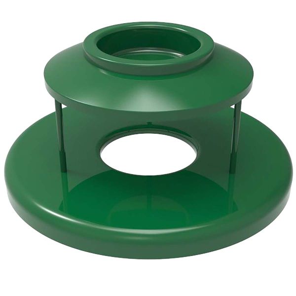 Ultrasite Powder Coated Ash Urn Lid for Trash Receptacle