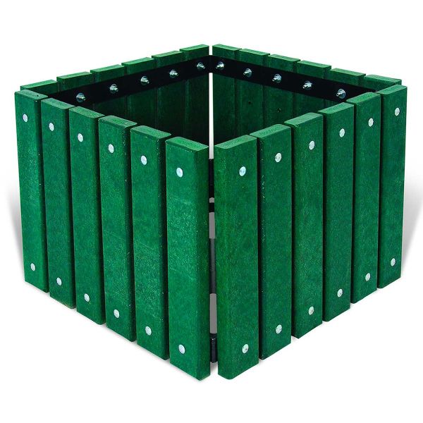 Ultrasite Natural Recycled Plastic Square Planter