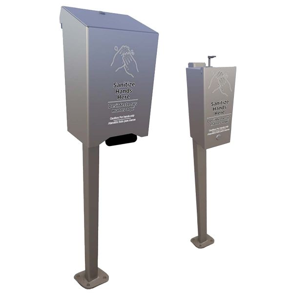 Ultrasite Post Mounted Sanitation Station