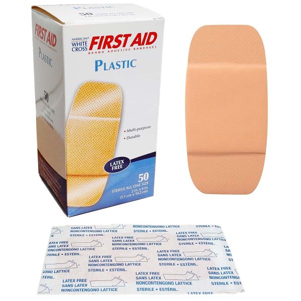 Adhesive Bandages, 2"x4-1/2"